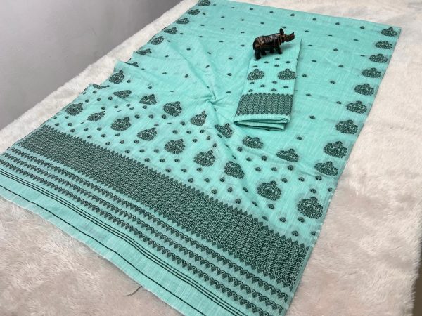 Kesapat cotton Assamese  Mekhela Sador  Ac Cotton 