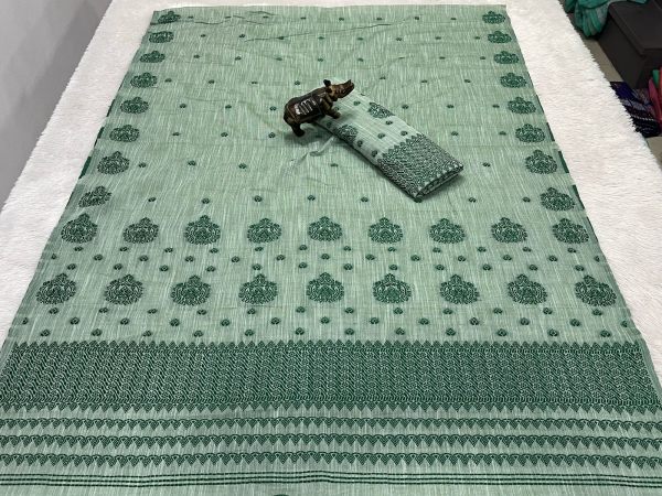 Kesapat cotton Assamese  Mekhela Sador  Ac Cotton 