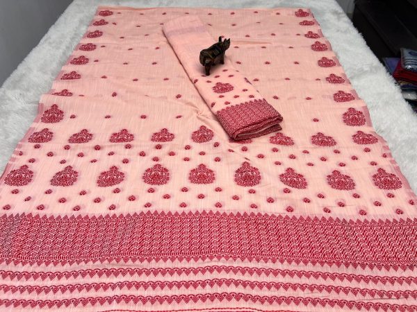 Kesapat cotton Assamese  Mekhela Sador  Kesapat cotton
