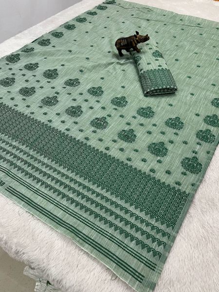 Kesapat cotton Assamese  Mekhela Sador  Ac Cotton 
