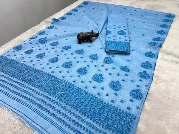 Kesapat cotton Assamese  Mekhela Sador  Ac Cotton 