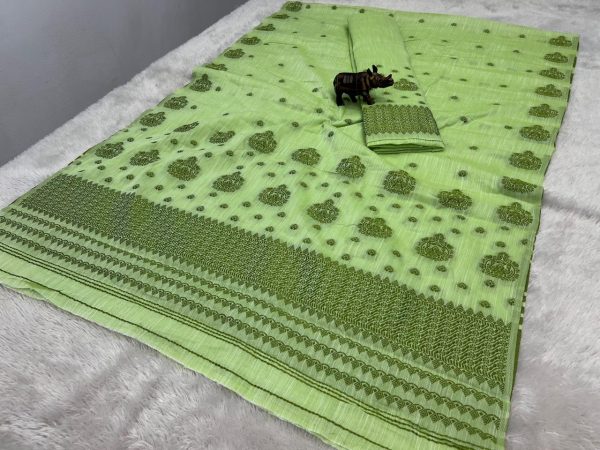 Kesapat cotton Assamese  Mekhela Sador  Ac Cotton 
