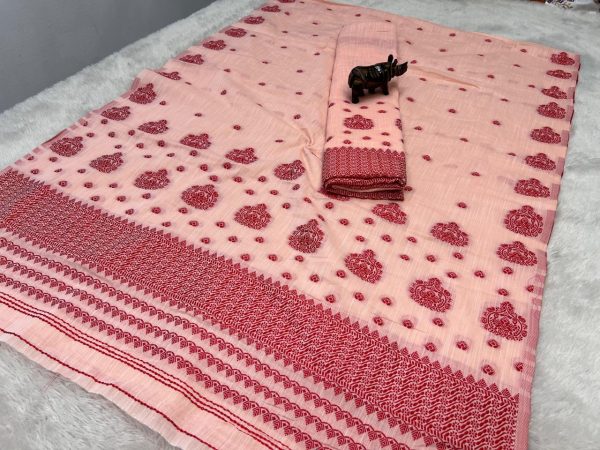 Kesapat cotton Assamese  Mekhela Sador  Kesapat cotton