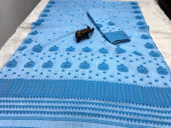 Kesapat cotton Assamese  Mekhela Sador  Ac Cotton 